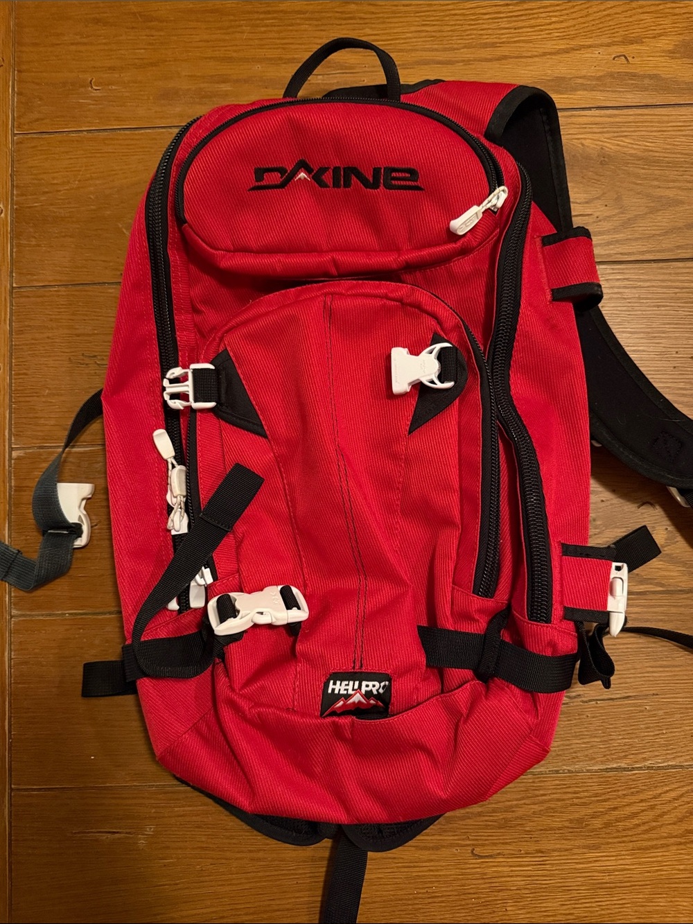 Dakine Red Daypack with White Buckles